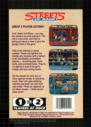 back image for Bare Knuckle: Ikari no Tekken (USA Version)