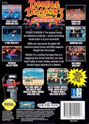 back image for Double Dragon 3: The Arcade Game (USA Version)