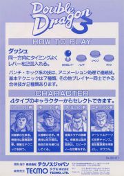 Double Dragon 3: The Rosetta Stone | Box Art / Media (Japan)