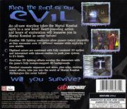 back image for Mortal Kombat Mythologies: Sub-Zero (USA Version)