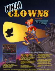 front image for Ninja Clowns (USA Version)