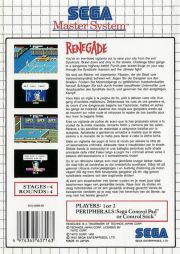 back image for Renegade (Europe Version)