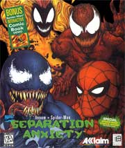 front image for Spider-Man & Venom: Separation Anxiety (USA Version)