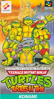 front image for Teenage Mutant Ninja Turtles: Turtles in Time (Japan Version)