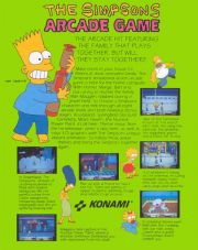 back image for The Simpsons: Arcade Game (USA Version)