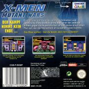 back image for X-Men: Mutant Wars (Germany Version)