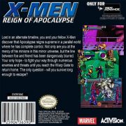 back image for X-Men: Reign of Apocalypse (USA Version)